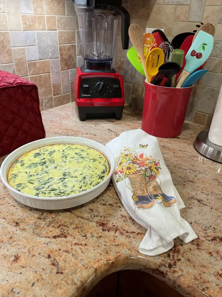 Spinach Quiche with Polenta - GET FIT WITH ASHLEY