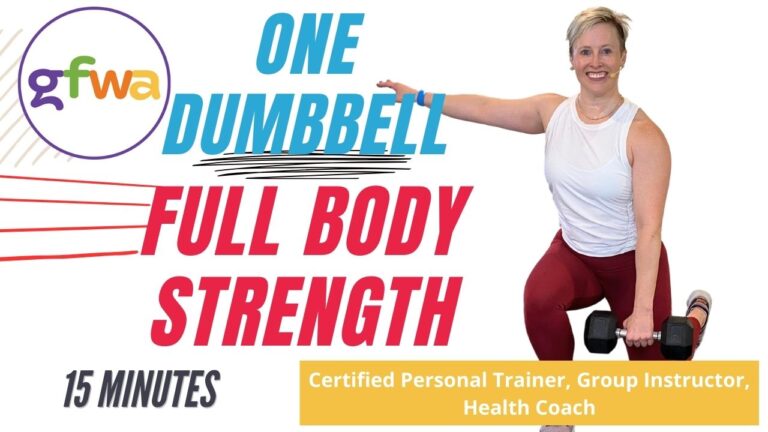 15-Minute Full Body Strength One Dumbbell Workout