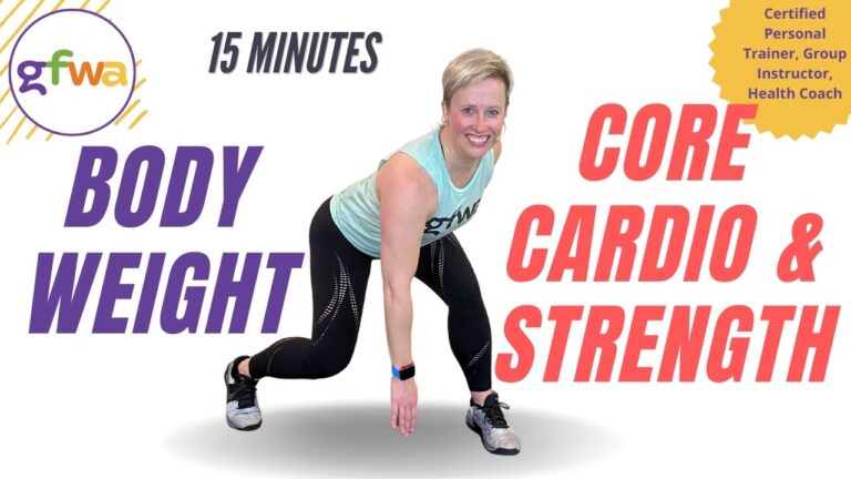 15-Minute Core Cardio and Strength Workout