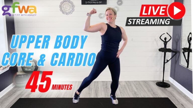 45-Minute Upper Body, Core & Cardio Workout