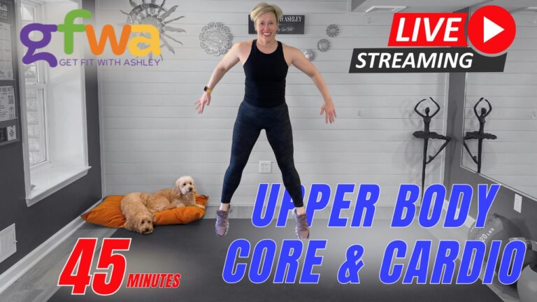 45-Minute Upper Body, Core & Cardio Workout