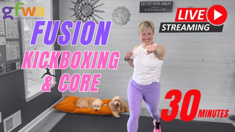 30-Minute Kickboxing & Core Workout