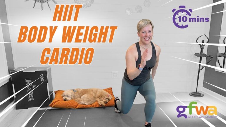 10-Minute HIIT Body-weight Cardio Workout