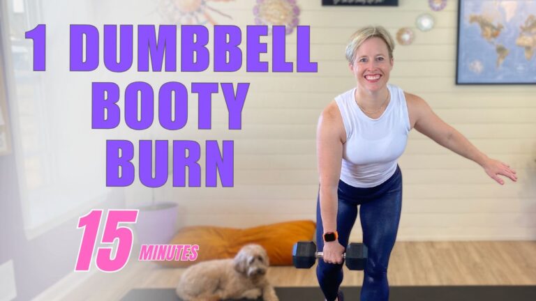 15-Minute One Dumbbell Booty Burn